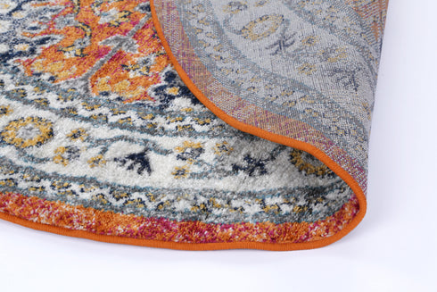 Desire Rust Multi Traditional Rug - ADORE RUGS and FLOORING