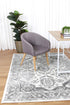 Desire White Grey Traditional Rug - ADORE RUGS and FLOORING
