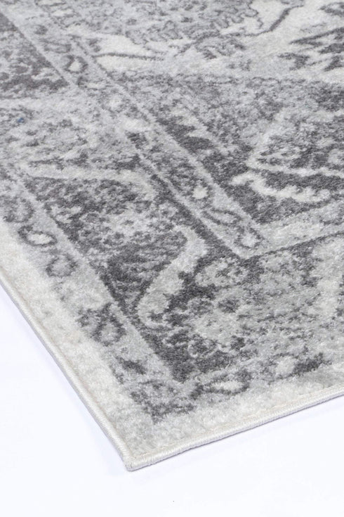 Desire White Grey Traditional Rug - ADORE RUGS and FLOORING