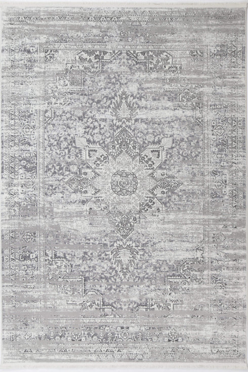 London Medalion Grey Rug - ADORE RUGS and FLOORING