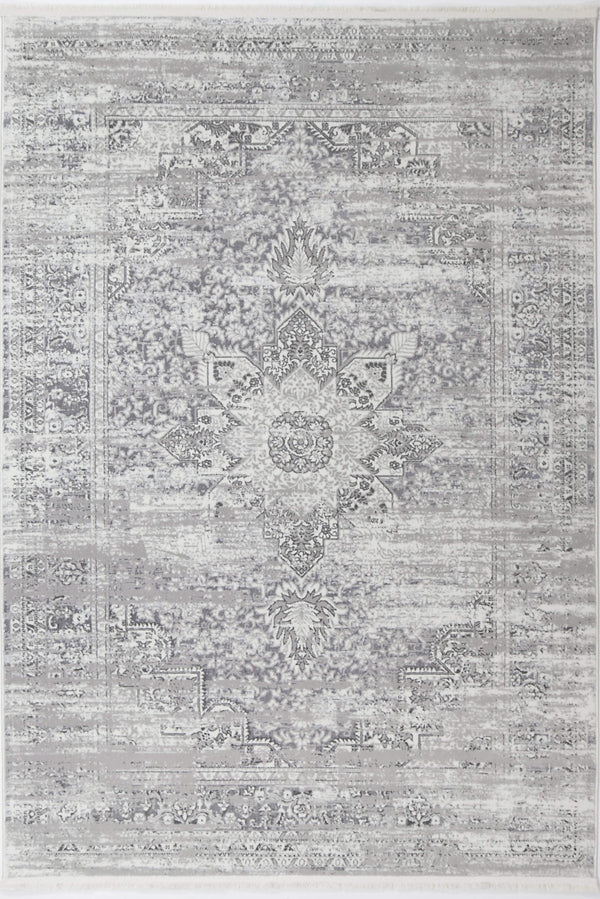 London Medalion Grey Rug - ADORE RUGS and FLOORING