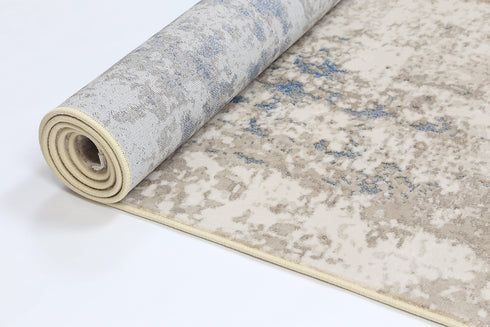 London One Modern Beige Blue Rug - ADORE RUGS and FLOORING
