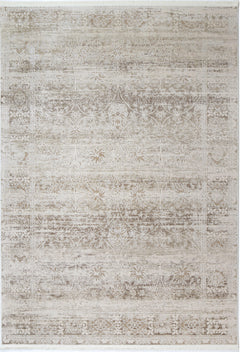 London Solid Beige Modern Rug