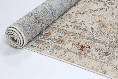 London Vintage Beige Multi Rug - ADORE RUGS and FLOORING