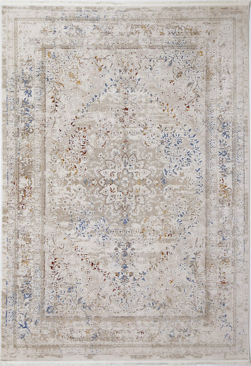 London Vintage Beige Multi Rug - ADORE RUGS and FLOORING