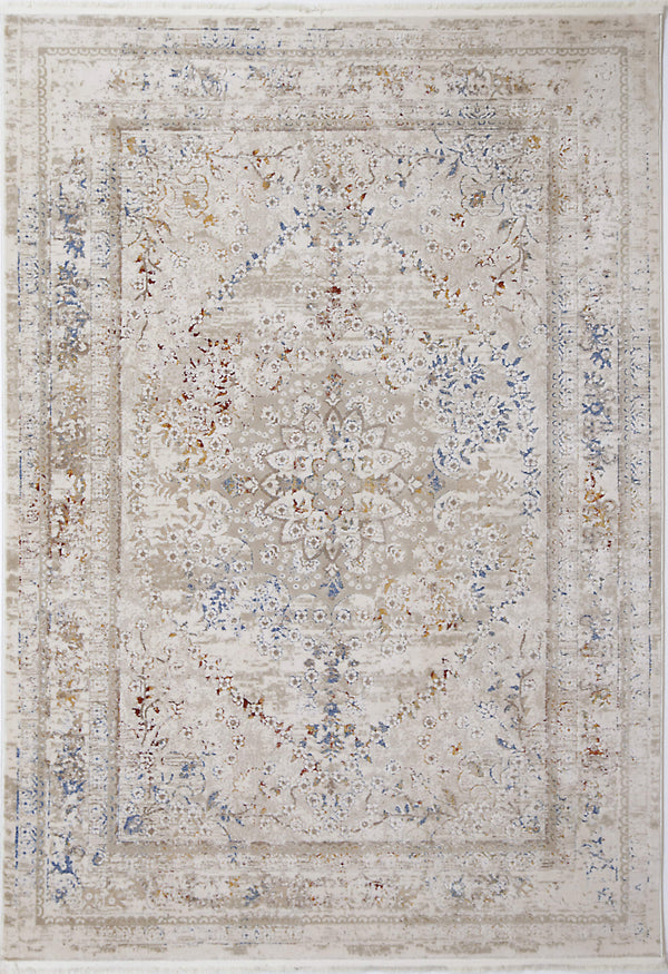 London Vintage Beige Multi Rug - ADORE RUGS and FLOORING