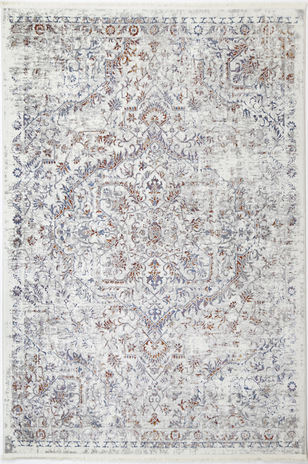 London Vintage Grey Multi Rug - ADORE RUGS and FLOORING