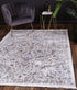 London Vintage Grey Multi Rug - ADORE RUGS and FLOORING