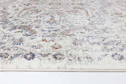 London Vintage Grey Multi Rug - ADORE RUGS and FLOORING