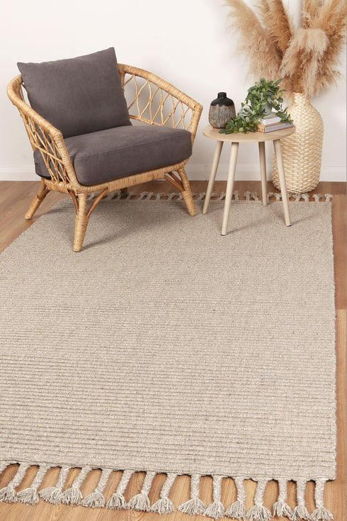 Merino Modern Wool Ash Rug - ADORE RUGS and FLOORING