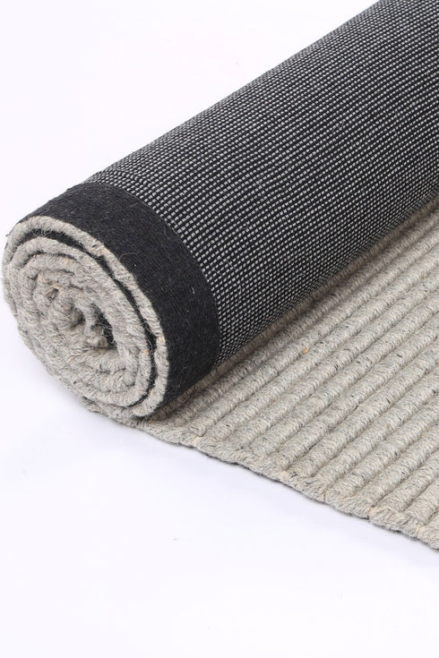 Merino Modern Wool Grey Rug - ADORE RUGS and FLOORING