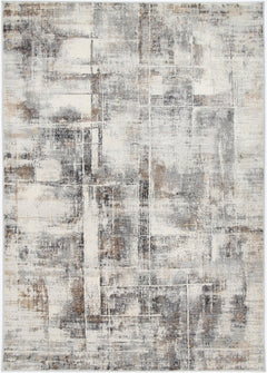 Rose Beige Grey Modern Rug