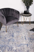 Rose Navy Blue Modern Rug - ADORE RUGS and FLOORING