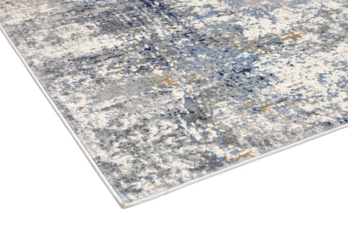 Rose Navy Blue Modern Rug - ADORE RUGS and FLOORING