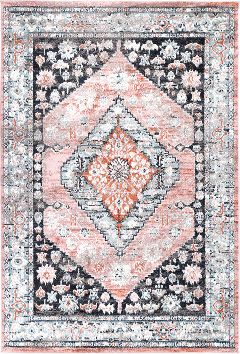 Statement Traditional Black Beige Rug - ADORE RUGS and FLOORING