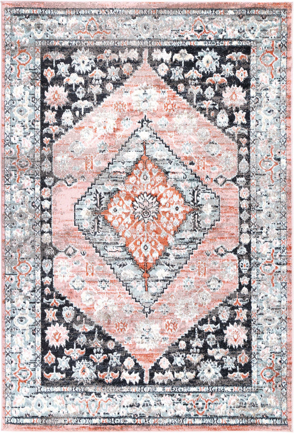 Statement Traditional Black Beige Rug - ADORE RUGS and FLOORING