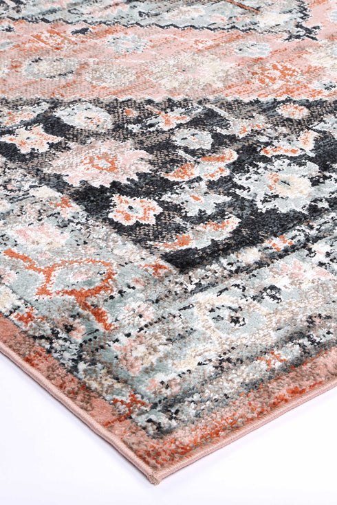 Statement Traditional Black Beige Rug - ADORE RUGS and FLOORING