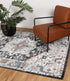 Statement Traditional Blue Charcoal Rug - ADORE RUGS and FLOORING