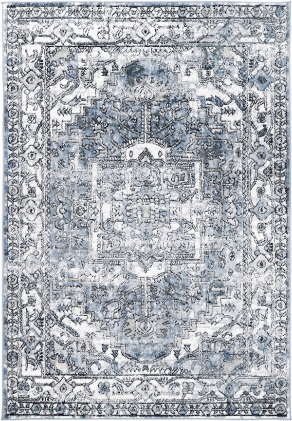 Statement Traditional Blue Rug - ADORE RUGS and FLOORING
