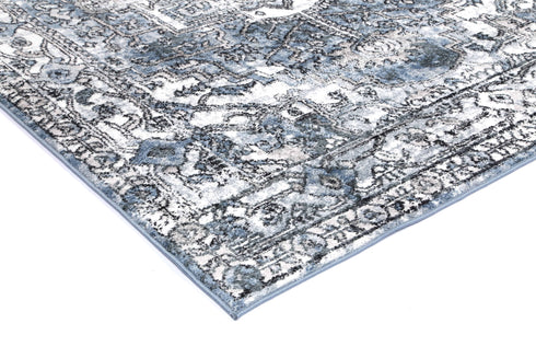 Statement Traditional Blue Rug - ADORE RUGS and FLOORING