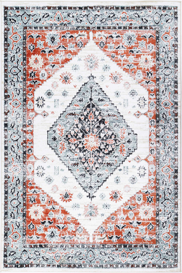 Statement Traditional Cream Terracotta Rug - ADORE RUGS and FLOORING