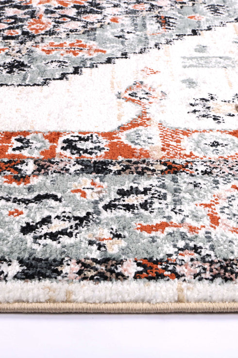 Statement Traditional Cream Terracotta Rug - ADORE RUGS and FLOORING