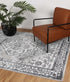 Statement Traditional Grey Black Rug - ADORE RUGS and FLOORING