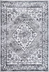 Statement Traditional Grey Black Rug - ADORE RUGS and FLOORING