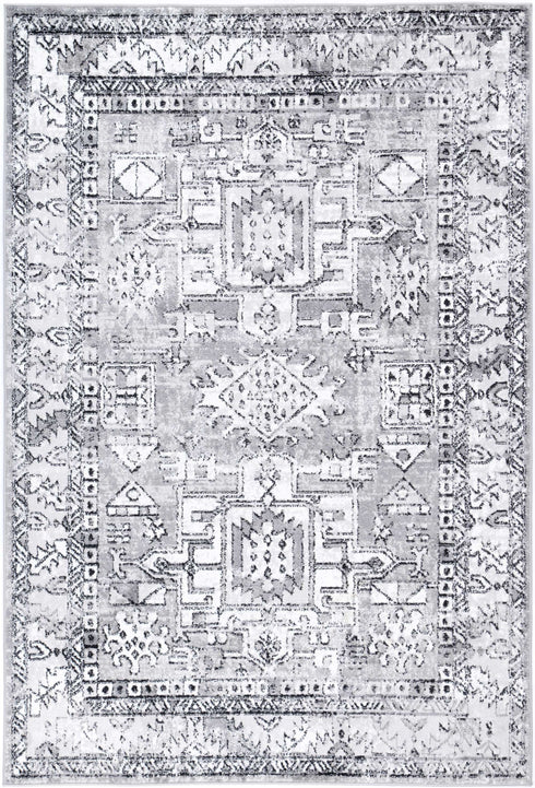 Statement Traditional Grey Rug - ADORE RUGS and FLOORING