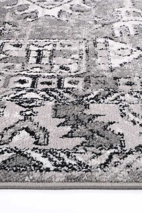 Statement Traditional Grey Rug - ADORE RUGS and FLOORING