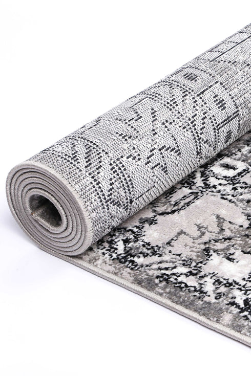 Statement Traditional Grey Rug - ADORE RUGS and FLOORING