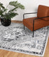 Statement Traditional Light Grey Rug - ADORE RUGS and FLOORING