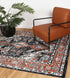 Statement Traditional Terracotta Black Rug - ADORE RUGS and FLOORING