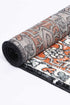 Statement Traditional Terracotta Black Rug - ADORE RUGS and FLOORING