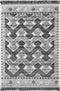 Mono Tribal Carved Lines Cream Anthracite - ADORE RUGS and FLOORING