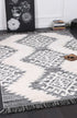 Mono Tribal Cream Anthracite - ADORE RUGS and FLOORING