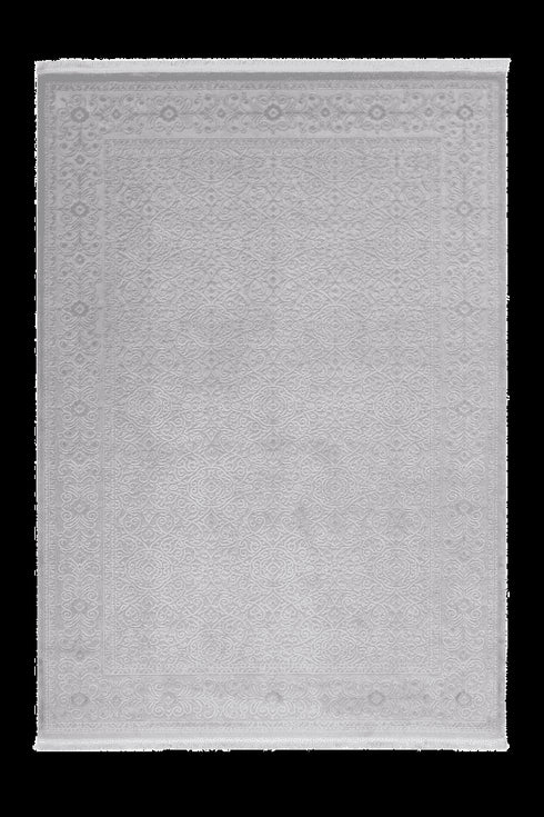 Pierre Cardin - Vendome 701 Luxury Silver Rug with Floral Design - ADORE RUGS and FLOORING