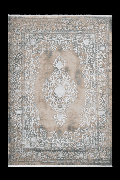 Pierre Cardin - Orsay 701 High Quality Beige Rug With Centre Medallion - ADORE RUGS and FLOORING