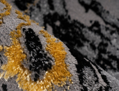 Black and Gold Rug
