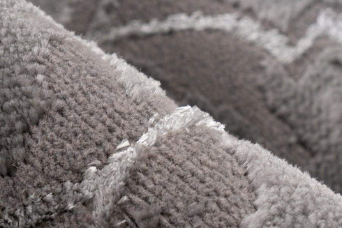 Marmaris 401 Silver Grey Trellis Rug with Moroccan Pattern - ADORE RUGS and FLOORING