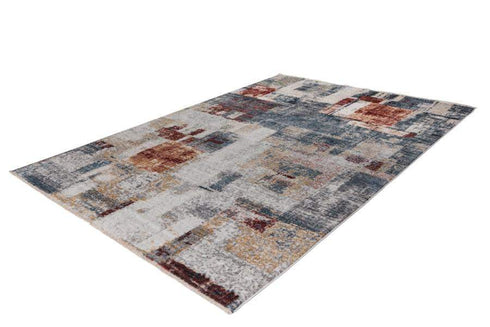 Medellin 407 Multi Coloured Rug With Patch Design - ADORE RUGS and FLOORING