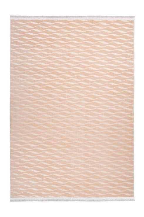 Peri 130 Sand Rug Machine Washable with Classic Wave Pattern - ADORE RUGS and FLOORING