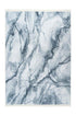 Peri 201 Silver White Machine Washable Rug With Marble Pattern - ADORE RUGS and FLOORING