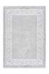 Pierre Cardin - Cardin 900 Silver Acrylic Rug with White Borders - ADORE RUGS and FLOORING
