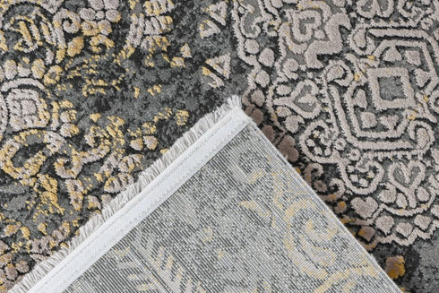 Pierre Cardin - Orsay 700 High Quality Grey Yellow Rug - ADORE RUGS and FLOORING