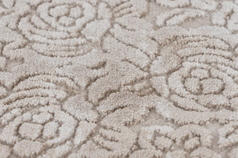 Pierre Cardin - Vendome 700 Luxury Acrylic Beige Rug with Centre Medallion - ADORE RUGS and FLOORING