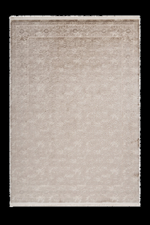 Pierre Cardin - Vendome 701 Luxury Acrylic Beige Rug with Floral Design - ADORE RUGS and FLOORING