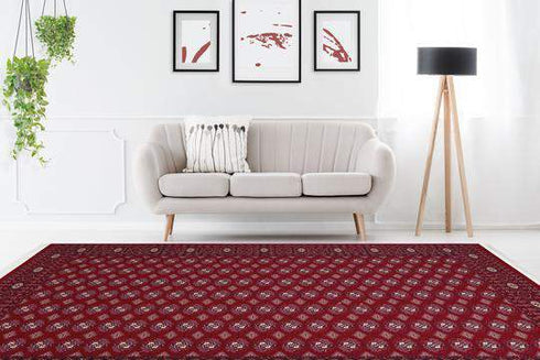 Royal 904 Traditional Red Rug with Border - ADORE RUGS and FLOORING