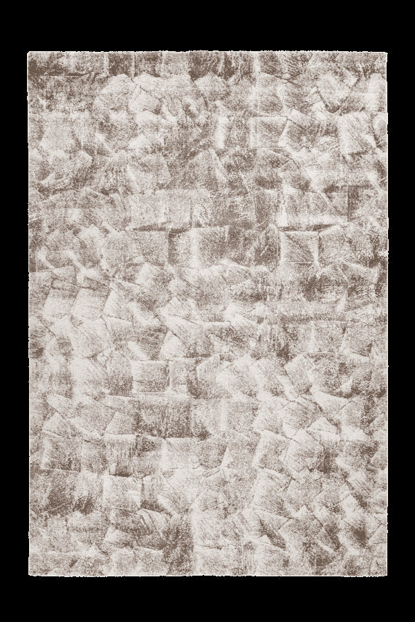 Sensation 504 Thick Modern Beige Rug with Jagged Design - ADORE RUGS and FLOORING