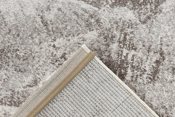 Sensation 504 Thick Modern Beige Rug with Jagged Design, second photo